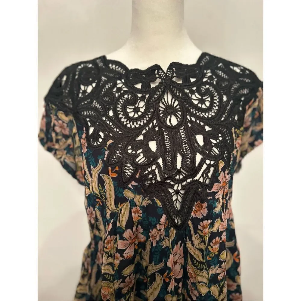 Free people Margot Printed Dress size xs